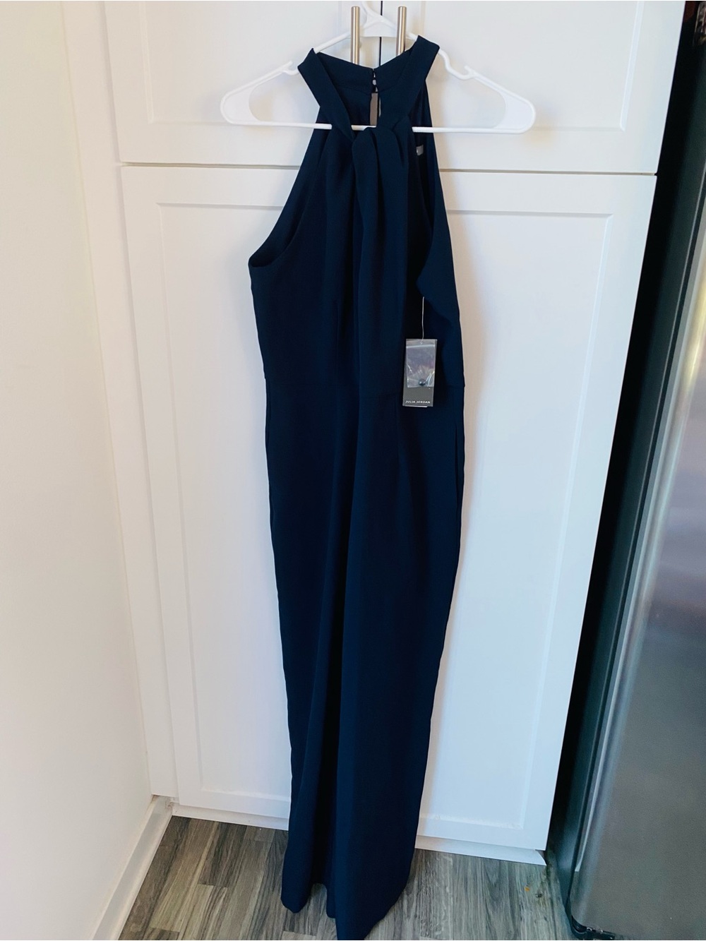 Julia Jordan navy pantsuit size 8 jumpsuit new with tag